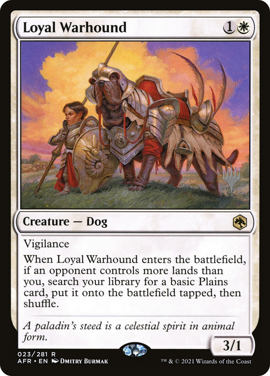 Loyal Warhound (023) (Promo Pack) - Foil