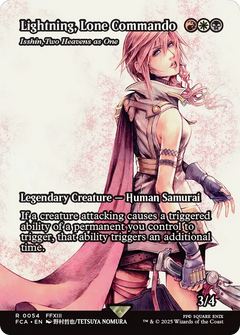 Lightning, Lone Commando [Isshin, Two Heavens as One] (0054) (Showcase) - Foil