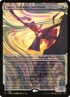 Tazri, Stalwart Survivor (0190) (Showcase) - Halo Foil