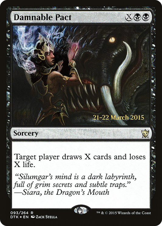 Damnable Pact (093) (Prerelease) - Foil