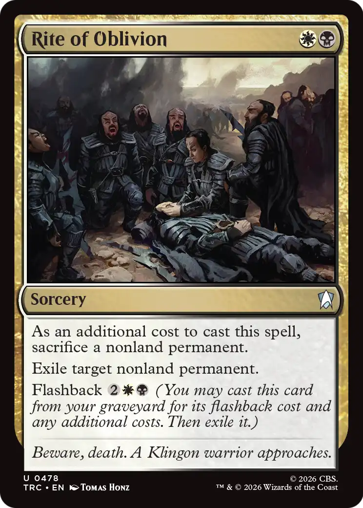 Rite of Oblivion (0478) (TRC)