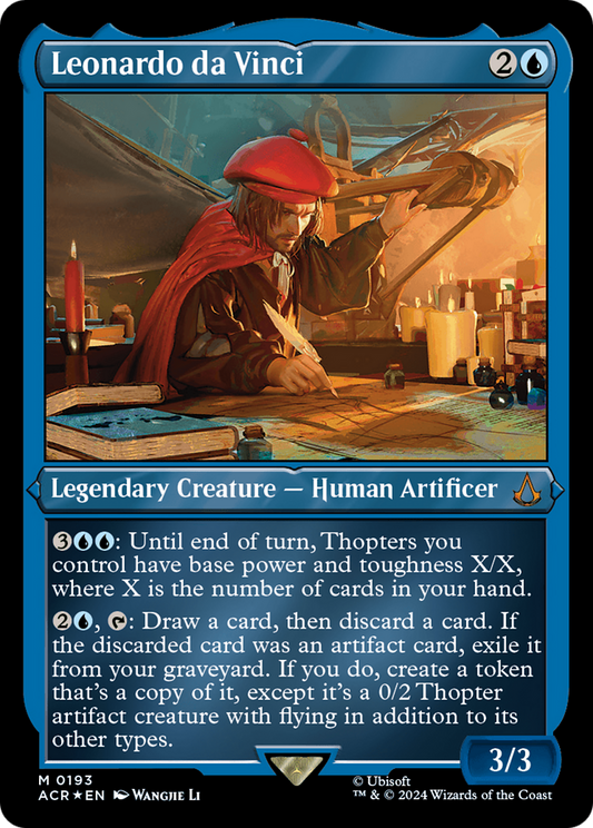 Leonardo da Vinci (0193) - Foil Etched