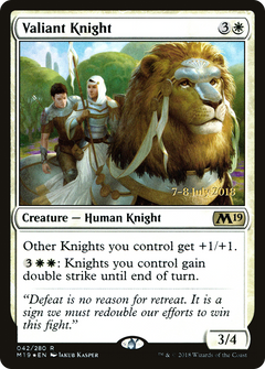Valiant Knight (042) (Prerelease) - Foil