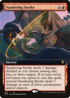 Sundering Stroke (366) (Extended Art) - Foil