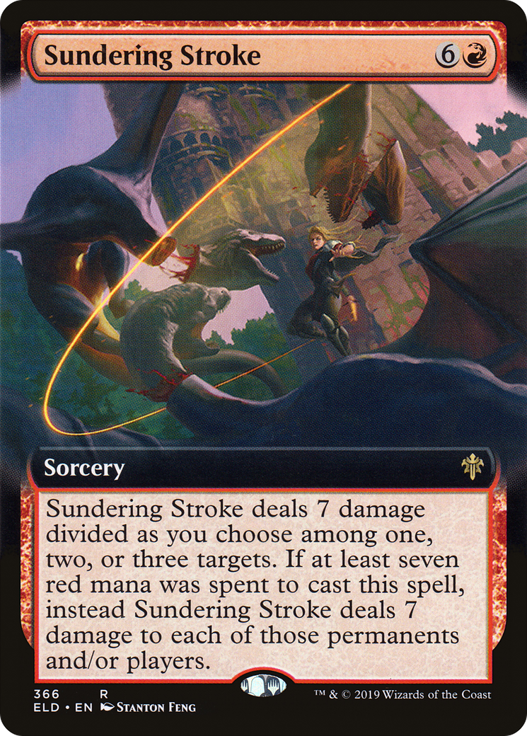 Sundering Stroke (366) (Extended Art)