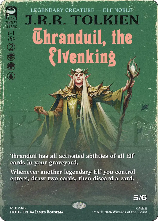Thranduil, the Elvenking (0246) (Borderless) (Book Cover) (HOB)