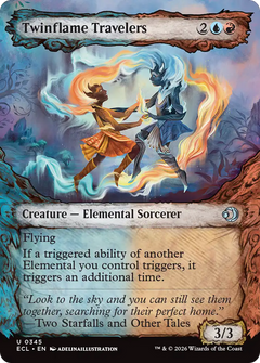 Twinflame Travelers (0345) (Fable Frame) (ECL) - Foil