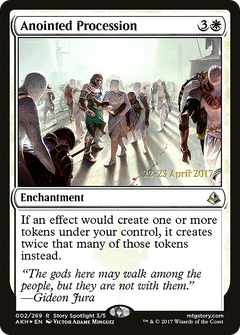 Anointed Procession (002) (Prerelease) - Foil