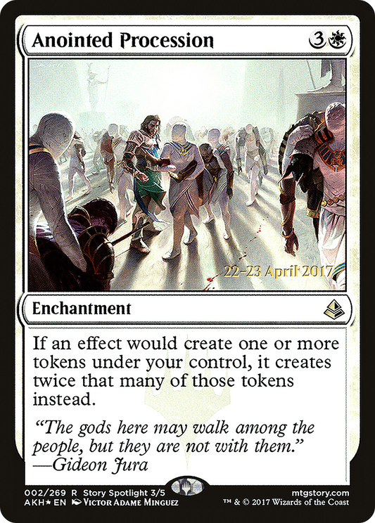 Anointed Procession (002) (Prerelease) - Foil