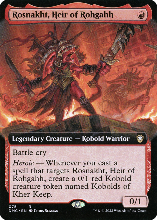 Rosnakht, Heir of Rohgahh (075) (Extended Art)