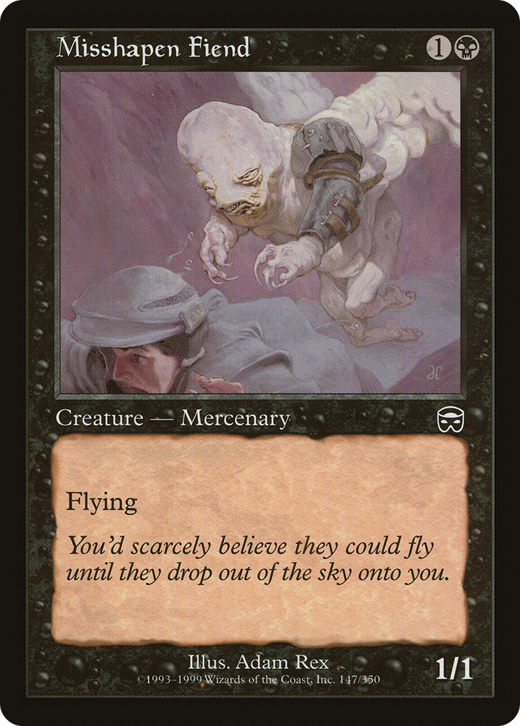 Misshapen Fiend - Foil