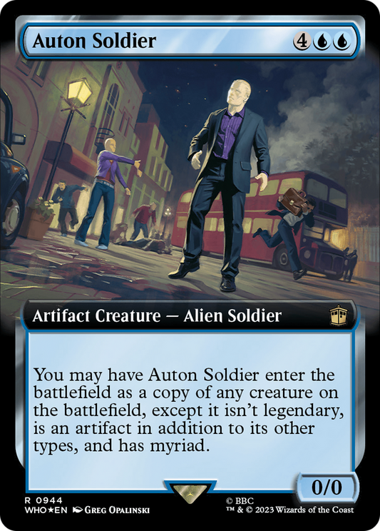 Auton Soldier (0944) (Extended Art) - Surge Foil
