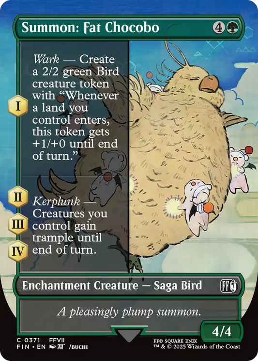Summon: Fat Chocobo (0371) (Borderless) - Foil