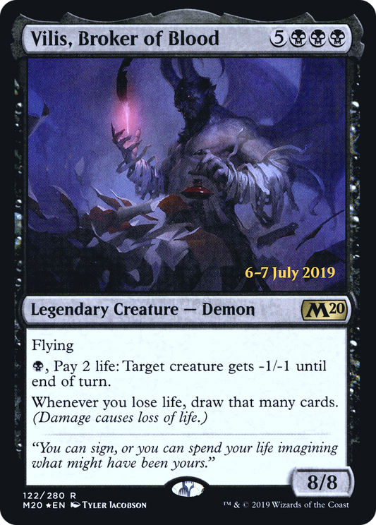 Vilis, Broker of Blood (122) (Prerelease) - Foil