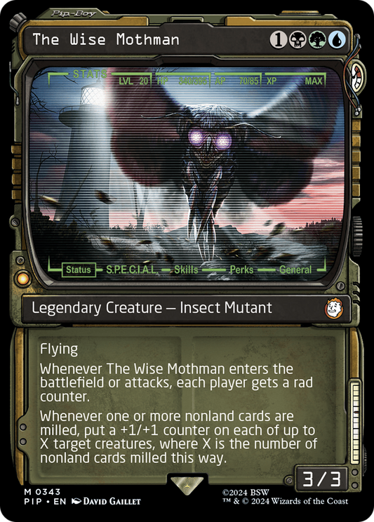 The Wise Mothman (0343) (Showcase) - Foil