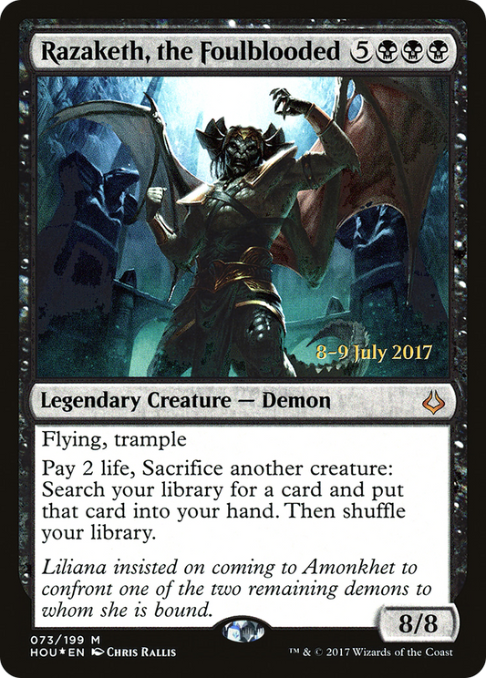 Razaketh, the Foulblooded (073) - Foil