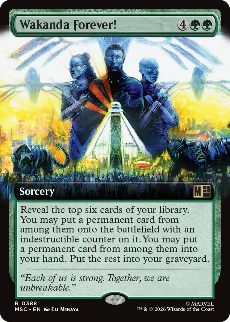 Wakanda Forever! (0388) (Extended Art) (MSC)
