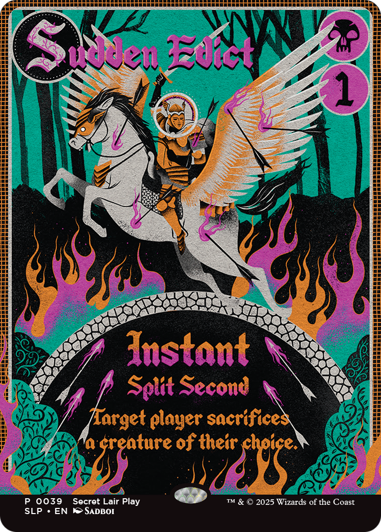 Sudden Edict (0039) (Borderless) - Foil