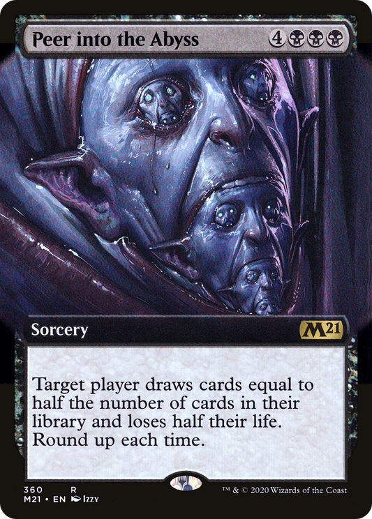 Peer into the Abyss (360) (Extended Art) - Foil