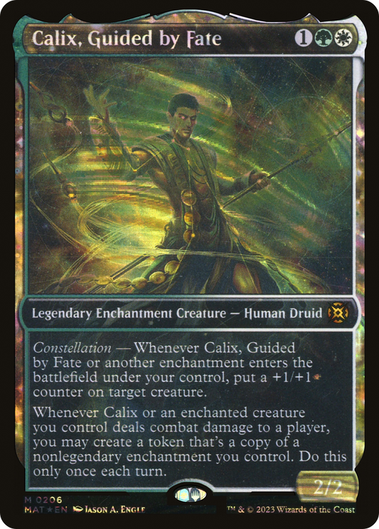 Calix, Guided by Fate (0206) (Showcase) - Halo Foil