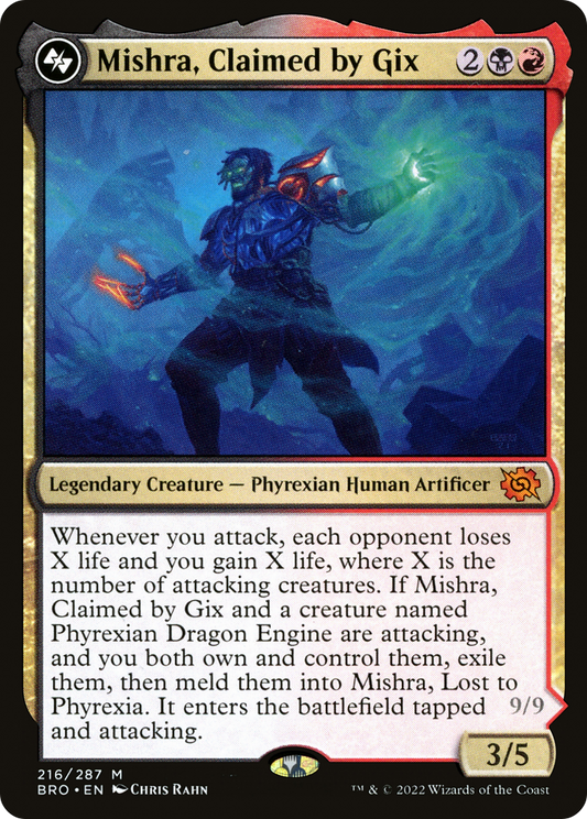 Mishra, Claimed by Gix // Mishra, Lost to Phyrexia - Foil