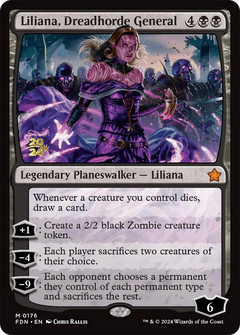 Liliana, Dreadhorde General (0176) (Prerelease) - Foil
