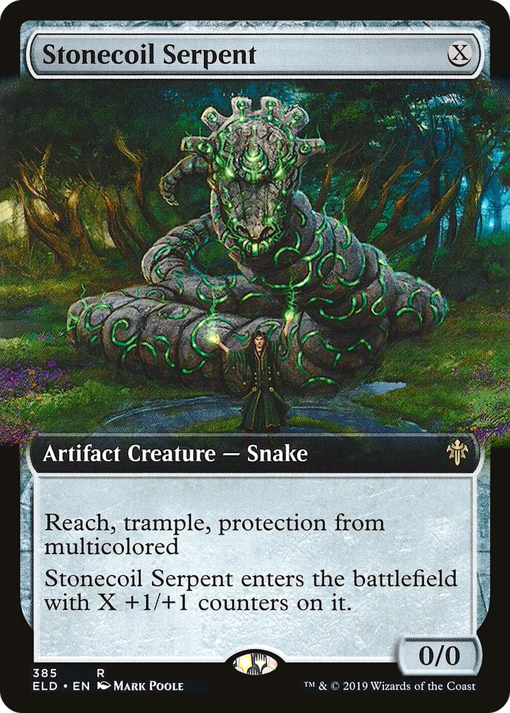 Stonecoil Serpent (385) (Extended Art) - Foil