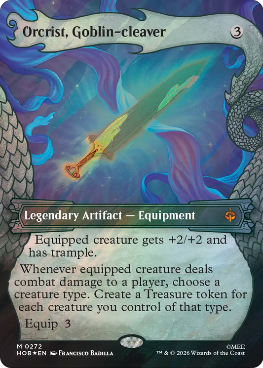 Orcrist, Goblin-cleaver (0272) (Borderless) (Dragon Hoard Frame) (HOB) - Surge Foil