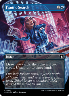 Frantic Search (0632) (Borderless) - Foil
