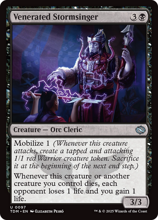 Venerated Stormsinger - Foil