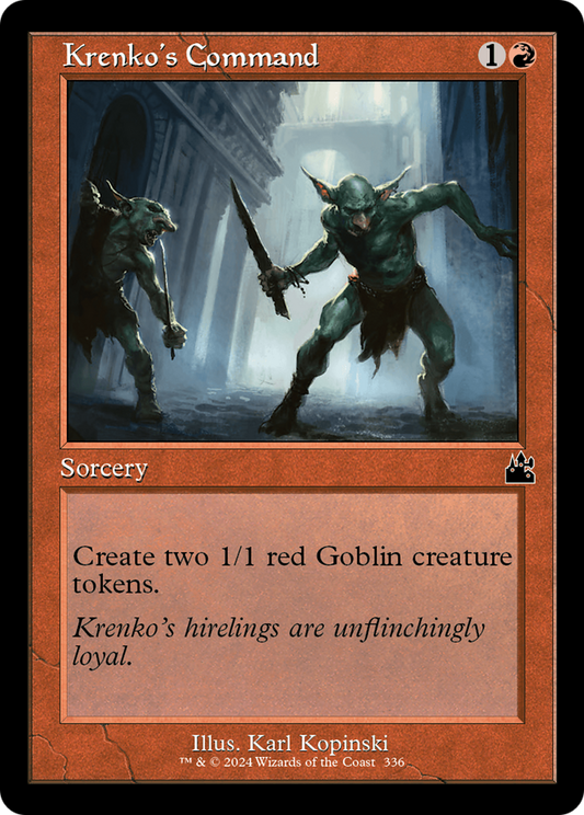 Krenko's Command (0336) (Retro Frame)
