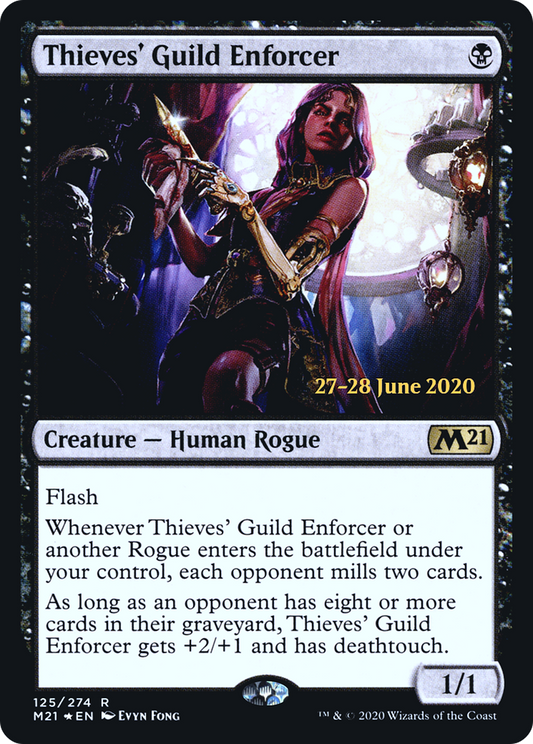Thieves' Guild Enforcer (125) (Prerelease) - Foil