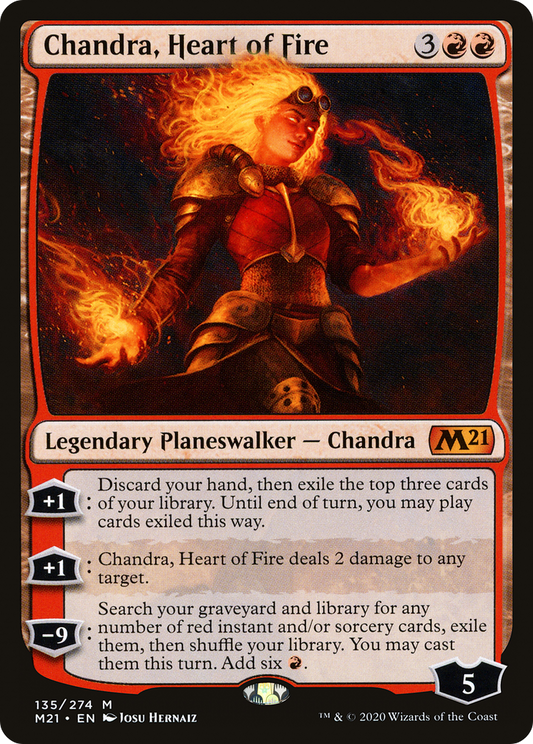 Chandra, Heart of Fire - Foil