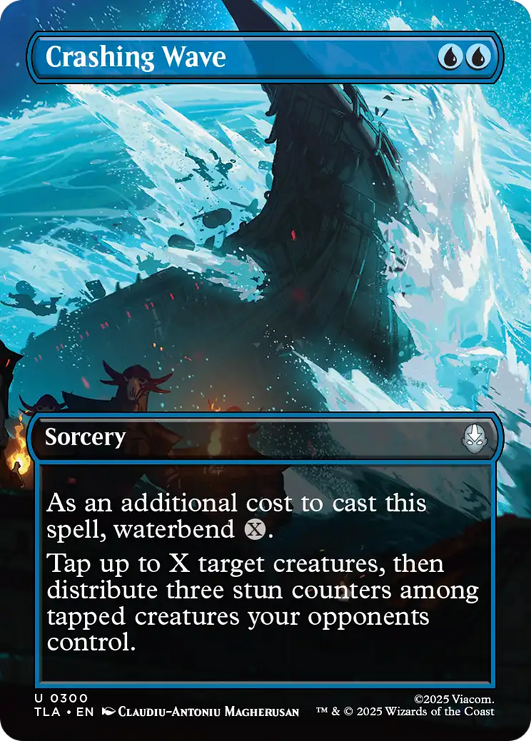 Crashing Wave (0300) (Borderless) - Foil tla