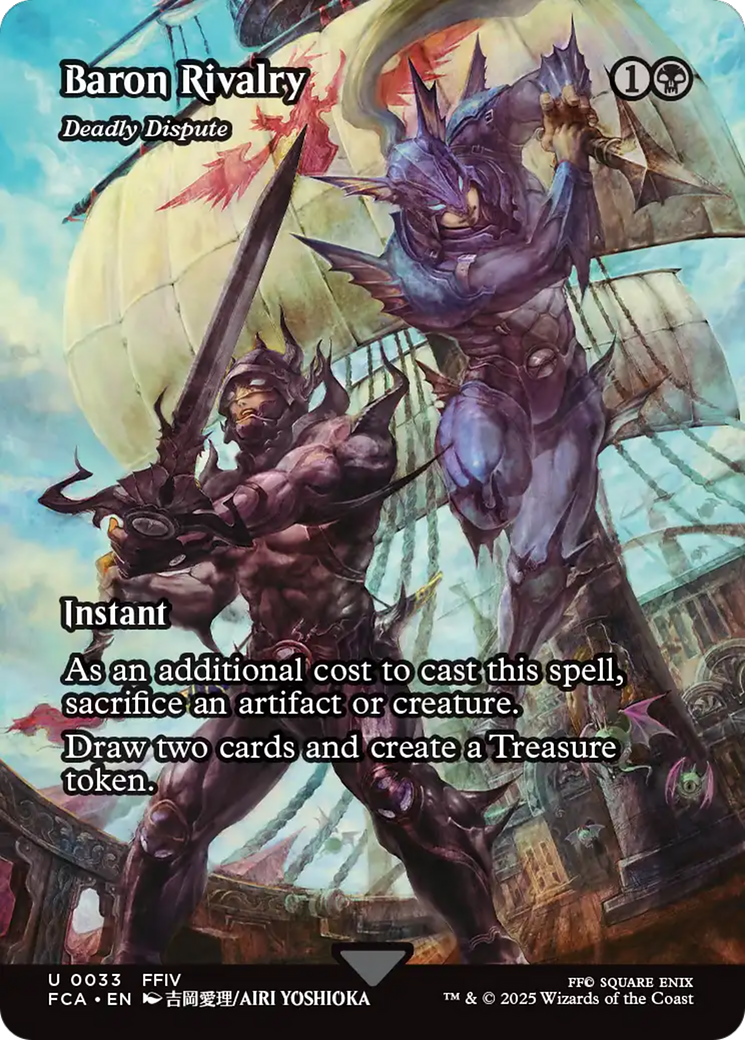 Baron Rivalry [Deadly Dispute] (0033) (Showcase) - Foil