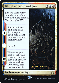Battle of Frost and Fire (204) (Prerelease) - Foil