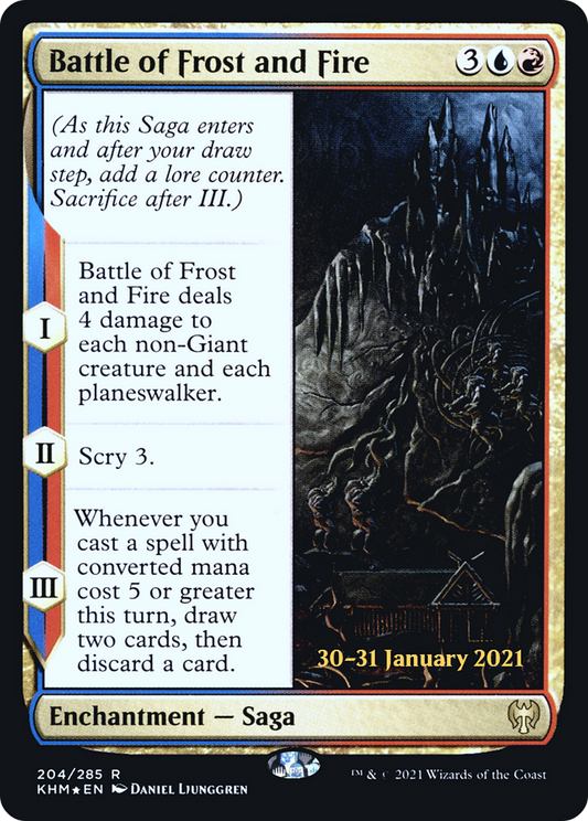 Battle of Frost and Fire (204) (Prerelease) - Foil