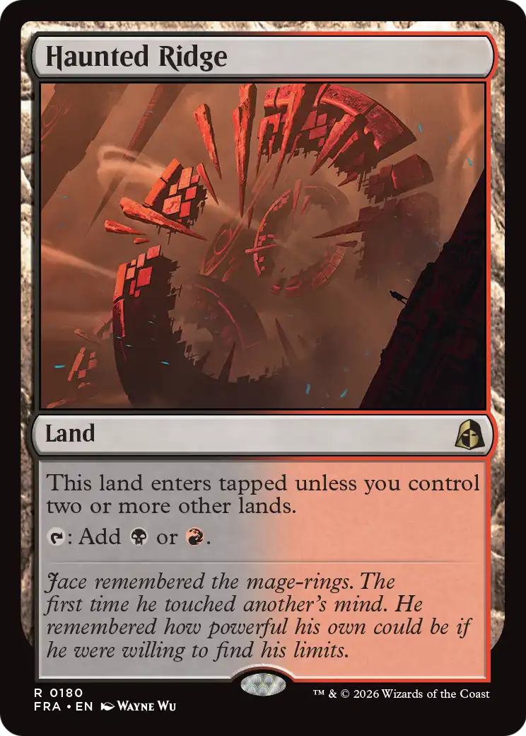 Haunted Ridge (FRA) - Foil