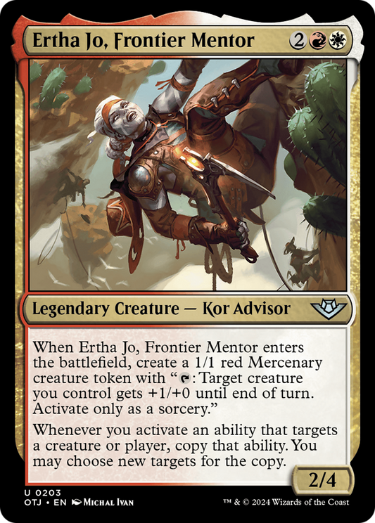 Ertha Jo, Frontier Mentor - Foil