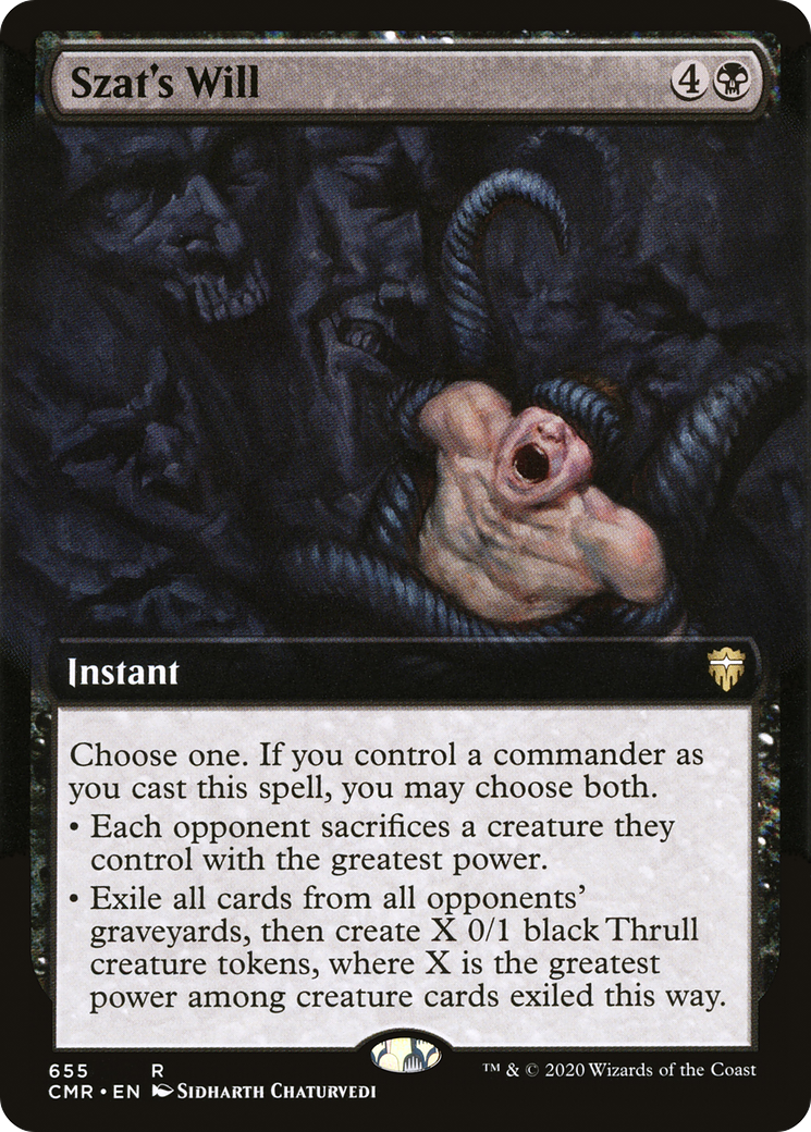 Szat's Will (655) (Extended Art) - Foil