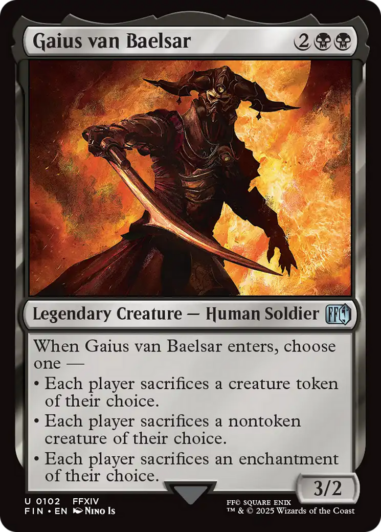 Gaius van Baelsar - Foil