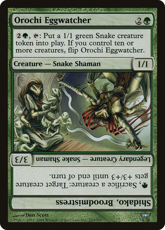Orochi Eggwatcher // Shidako, Broodmistress - Foil