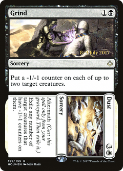 Grind // Dust (155) (Prerelease) - Foil