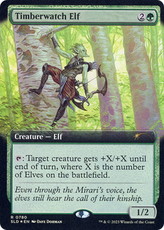 Timberwatch Elf (0780) (Extended Art) - Foil
