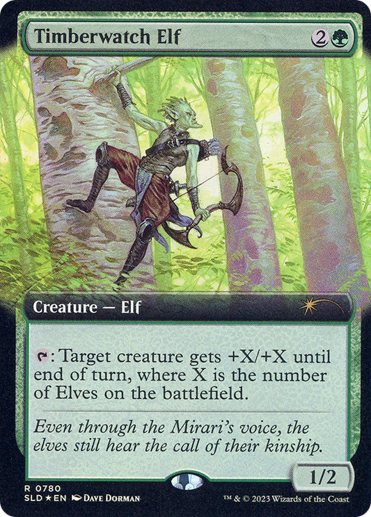 Timberwatch Elf (0780) (Extended Art) - Foil