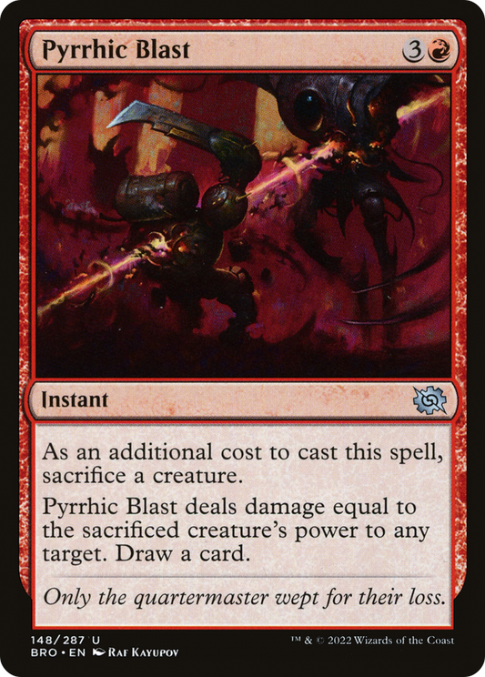 Pyrrhic Blast - Foil
