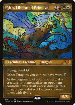 Rith, Liberated Primeval (354) (Showcase) - Textured Foil