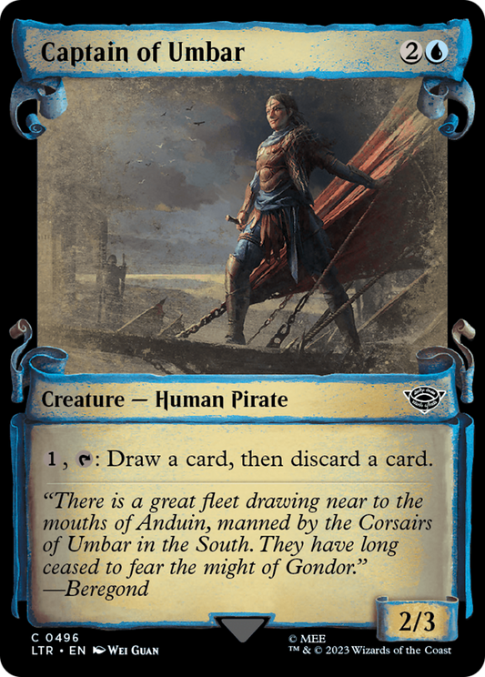 Captain of Umbar (0496) (Showcase) - Silver Foil