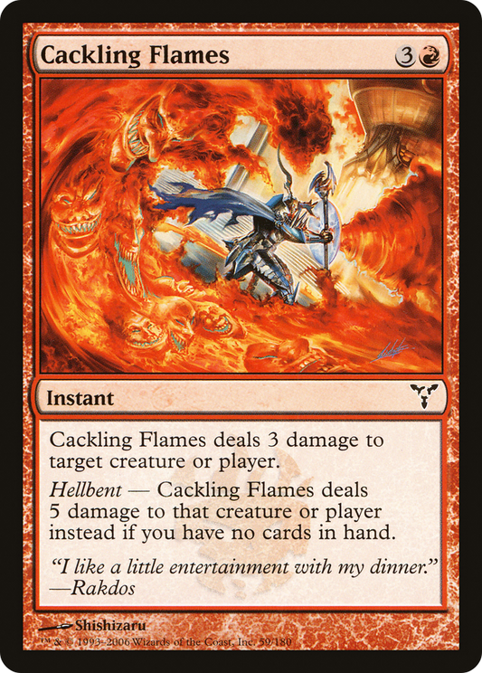 Cackling Flames - Foil
