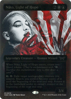 Niko, Light of Hope (0410) (Borderless) (Showcase) - Textured Foil